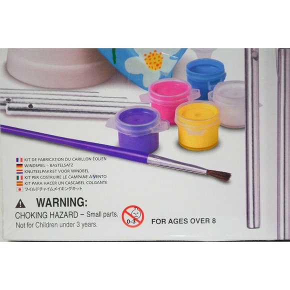 4M Make A Wind Chime Construct & Paint A Wind Chime Kids Children Arts & Crafts - Picture 2 of 6